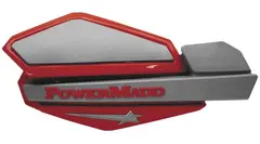 PM Star Handguards - R&#248;d/S&#248;lv Handguards for MC, ATV og Sn&#248;scooter