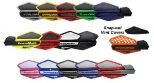 PM Star Handguards - Rød/Sort Handguards for MC, ATV og Snøscooter 