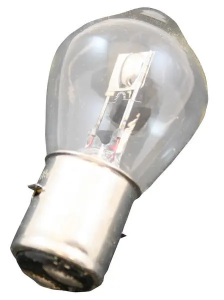 Lyspære - 6V, 15W/15W Sokkel: BA20d 