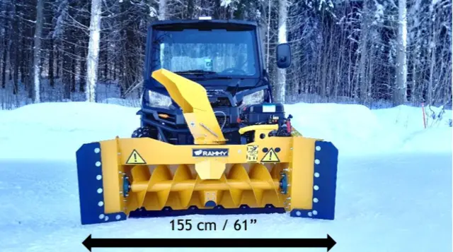 Rammy 155 Vingesett med gummi flapper 