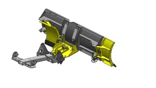 Rammy Plog W165 ATV PRO Frontmontert Inkludert 1-r&#248;rs justerbar ramme