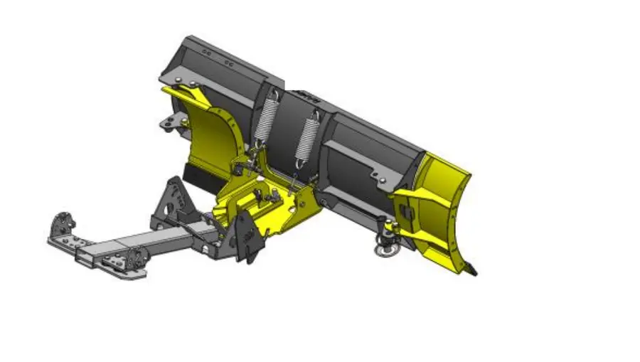 Rammy Plog W165 ATV PRO Frontmontert Inkludert 1-r&#248;rs justerbar ramme
