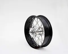 REX 18x2,15 KTM Bakhjul - 20mm aksel Sort Felgring m/ S&#248;lv Nav EXC 95-&gt;
