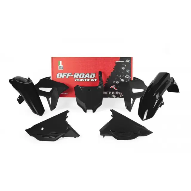 Rtech Plastkit Sort, Honda CRF 250R/450R 