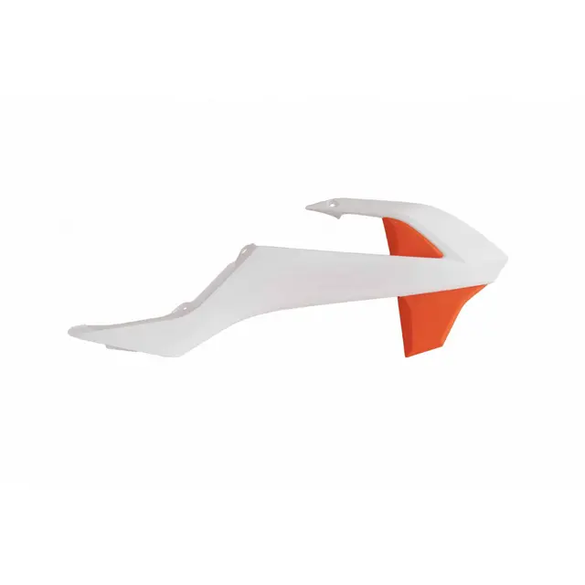 Rtech Radiatorbeskytter Hvit / Oransje KTM 65 SX 16- 
