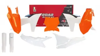 RTECH, PLASTKIT KTM SX, SX-F RTECH, PLASTKIT, KOMPLETT, O.E.M SVART V