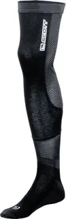 Scott MX Sokker - Lange Sort/Gr&#229; Ventilerte sokker, kneskinnevennlig