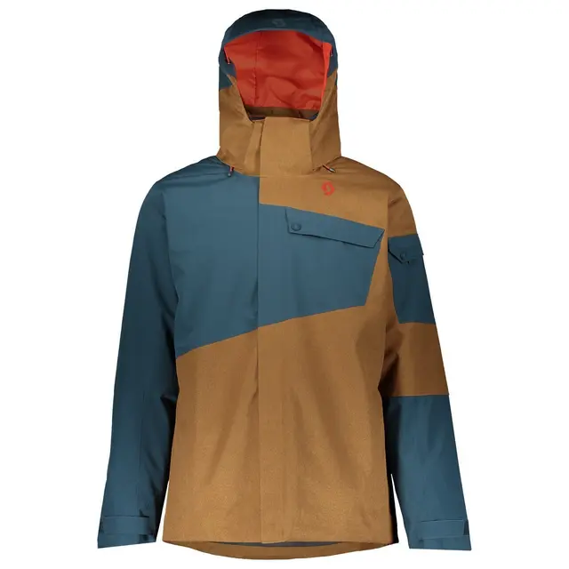 Scott Ultimate Dryo Snøscooterjakke - Blå/Brun,  X