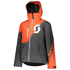Scott Move DP, Sn&#248;scooterjakke - Oransje/Gr&#229;, L 2L DRYOsphere membran &amp; 40g f&#244;r