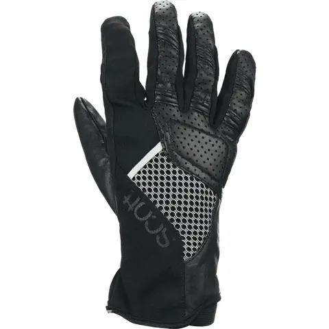 Scott Mesh Hansker Dame - Sort Hanske i mykt geiteskinn &amp; stretch stoff