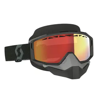 Scott Split OTG LS SX Brille - Sort Lyssensitiv R&#248;d Chrome Linse