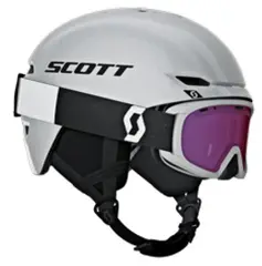 Scott Keeper 2 Jr Hjelmsett - Hvit, M Hvit