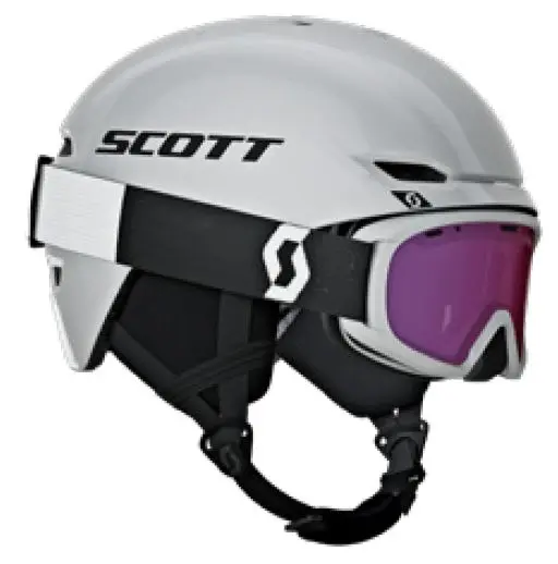 Scott Keeper 2 Jr Hjelmsett - Hvit, M Hvit 