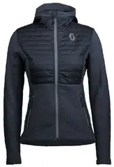 Scott Defined Optic D - Bl&#229;/Sort, L Strikket &quot;r&#248;ff&quot; hoodie med god varme