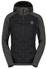 Scott Defined Warm H Hoody - Sort, L Varm og vindtett fleecejakke