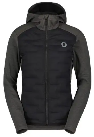 Scott Defined Warm Hybrid Hoody - Sort Varm og vindtett fleecejakke til Dame