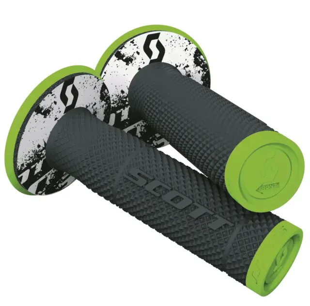 Scott SX II Holker - Neon Grønn/Sort Leveres med donut's 