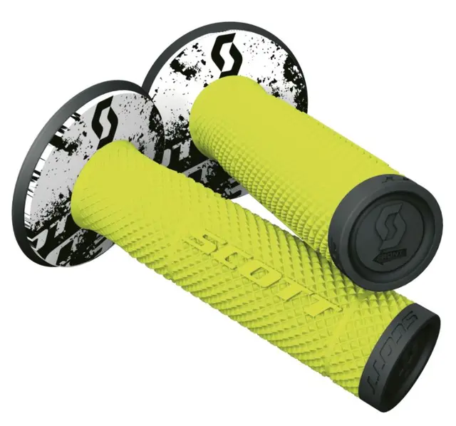 Scott SX II Holker - Sort/Neon Gul Leveres med donut's 