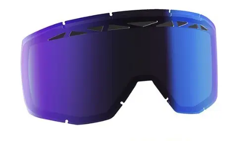 Scott Brilleglass Hustle DBL Blå Krom Dobbel Linse 