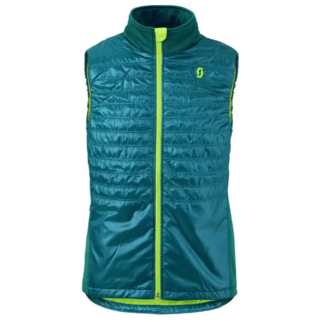 Scott Insuloft Light Vest - Blå L Lett, varm vest med Primaloft, pakkbar 
