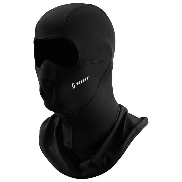 Scott Face Heater Maske m/hette, S Neoprene ansiktsmaske med hette. 