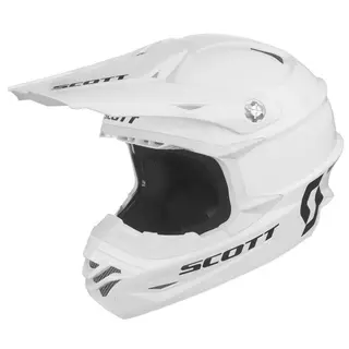 Scott 350 Pro Crosshjelm - Hvit Sikker crosshjelm, conehead konstruksjon