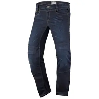 Scott Denim Stretch Bukse - Bl&#229; CE-Beskyttere, Kevlar, Aramid, Lett