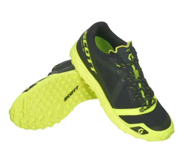 Scott Kinabalu RC Sko - Sort/Gul, 40,5 ( Lett terrengløpesko 