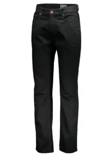 Scott Bukse Denim F. Team - Sort T&#248;ff bukse med god passform