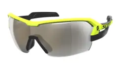 Scott Spur Solbrille - Sort/Gul Gull Krom Enhancer + Klart Glass