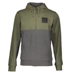 Scott Hettejakke 10 Casual - Gr&#248;nn/Gr&#229; Behagelig fritidsjakke med hette