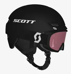 Scott Keeper 2 Hjelmkit - Sort, S Barnehjelm som leveres med Witty briller