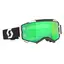 Scott Goggle Fury black/white green chrome works