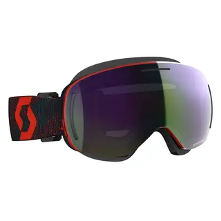 Scott LCG Evo SX Brille - R&#248;d/Bl&#229; Enhancer Gr&#248;nn Chrome/Klar