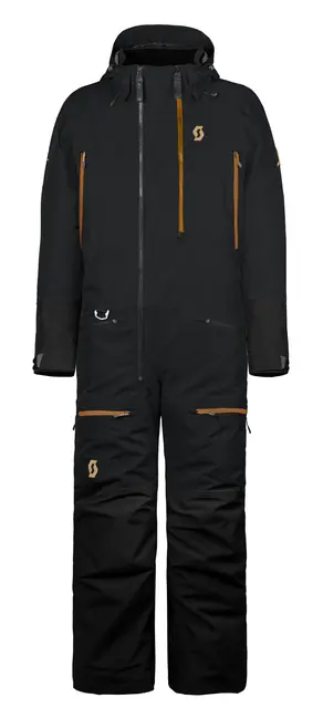 Scott Roop Dryo - Sort, S Varm touringdress, 200/180g - D-size 