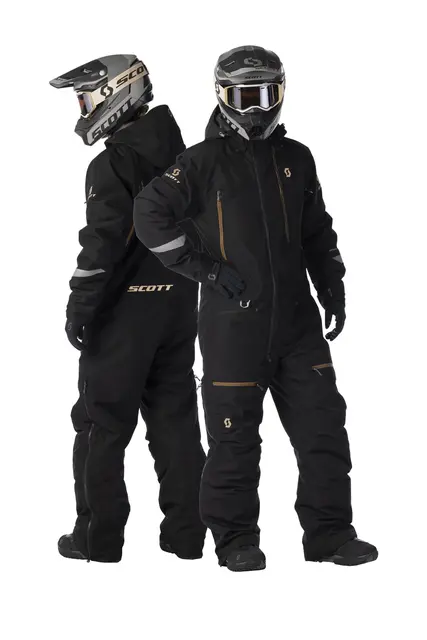 Scott Roop Dryo - Sort, S Varm touringdress, 200/180g - D-size 