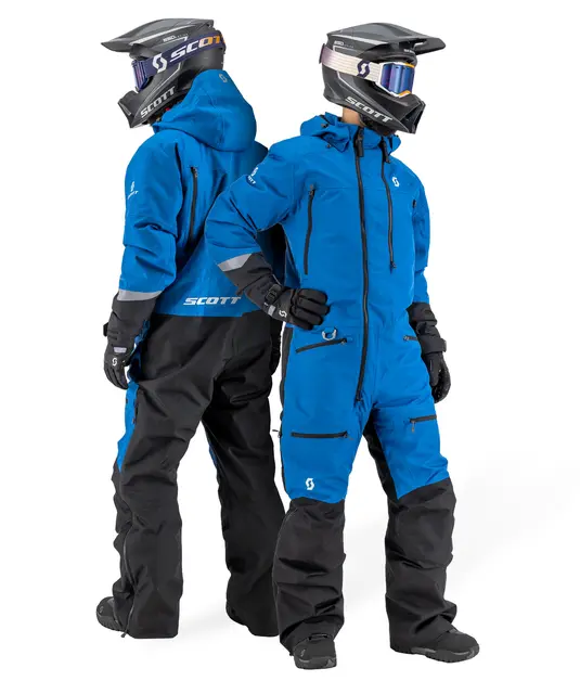 Scott Roop Monosuit - Blå, L Varm touringdress, 200/180g - D-size 