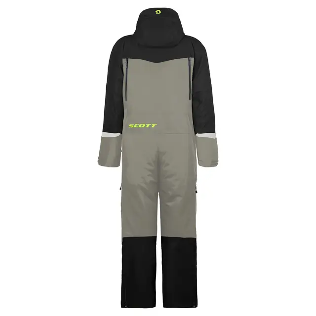 Scott Roop Dryo - Lysgrå/Sort, XL Varm touringdress, 200/180g 