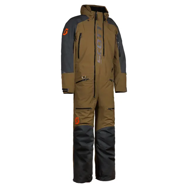 Scott DS Flex Dryo Monosuit - Brun, L Like fleksibel som en joggedress! 