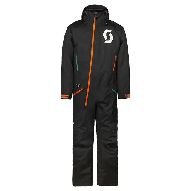 Scott Back-X Monosuit - Sort, S Enkel, prisgunstig monosuit med seler 