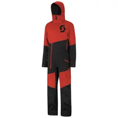 Scott Back-X Monosuit - Sort/R&#248;d, 3XL Enkel, prisgunstig monosuit med seler