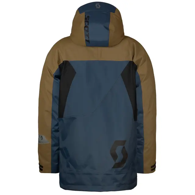 Scott XT-S Dryo Jakke - Brun/Blå, L Lett, Dryo Shell med stretch paneler 