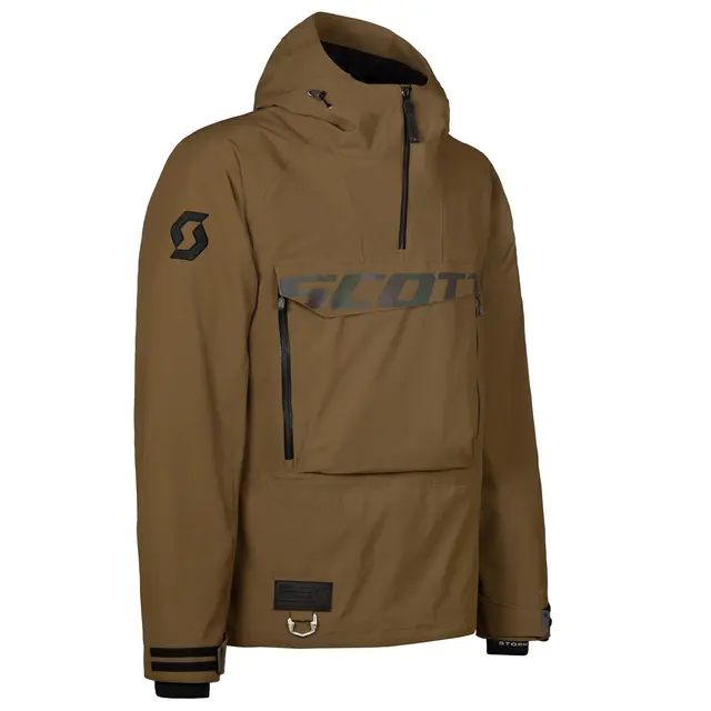 Scott XT Flex Anorakk - Brun, M 4-Veis stretch, Lett, Myk & Praktisk 