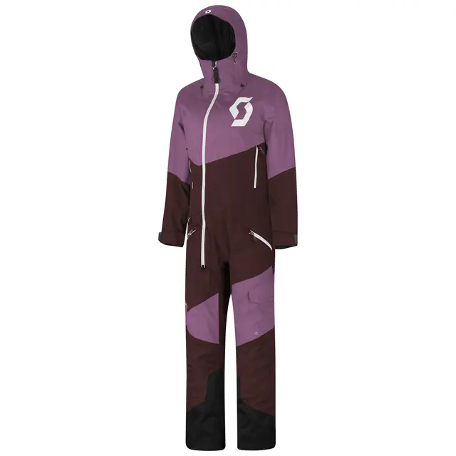 Scott Back-X Monosuit Dame Rød/Rosa, XL Enkel, prisgunstig monosuit med seler 