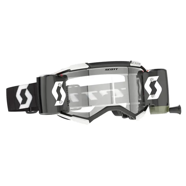 Scott Goggle Fury WFS black/white clear works 