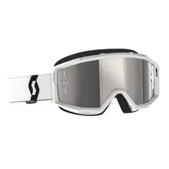 Scott Primal MX Brille - Hvit S&#248;lv Chrome WORKS Linse