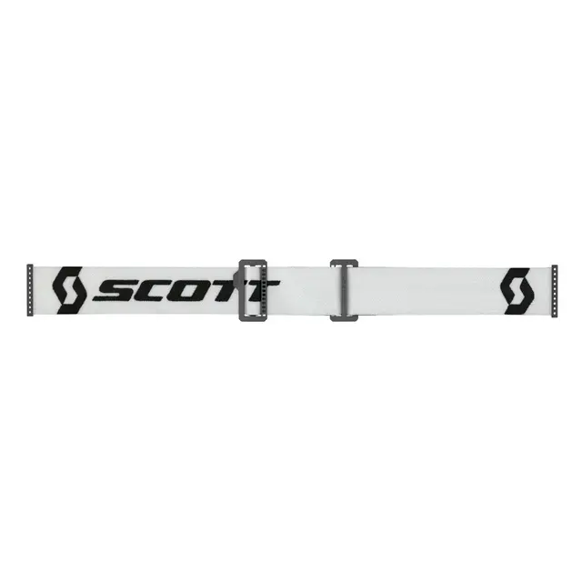Scott Primal MX Brille - Hvit Klar WORKS Linse 