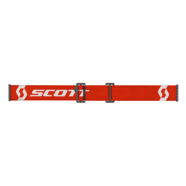 Scott Primal MX Brille - Rød/Hvit Klar WORKS Linse 