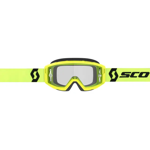 Scott Primal MX Brille - Gul/Sort Klar WORKS Linse 