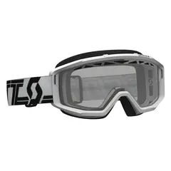 Scott Primal MX Brille Enduro Hvit/Sort Klar Linse